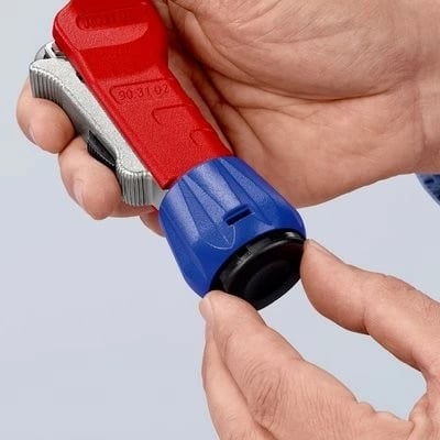 Prerës tubash Knipex TubiX, 3.5 cm, i kuq