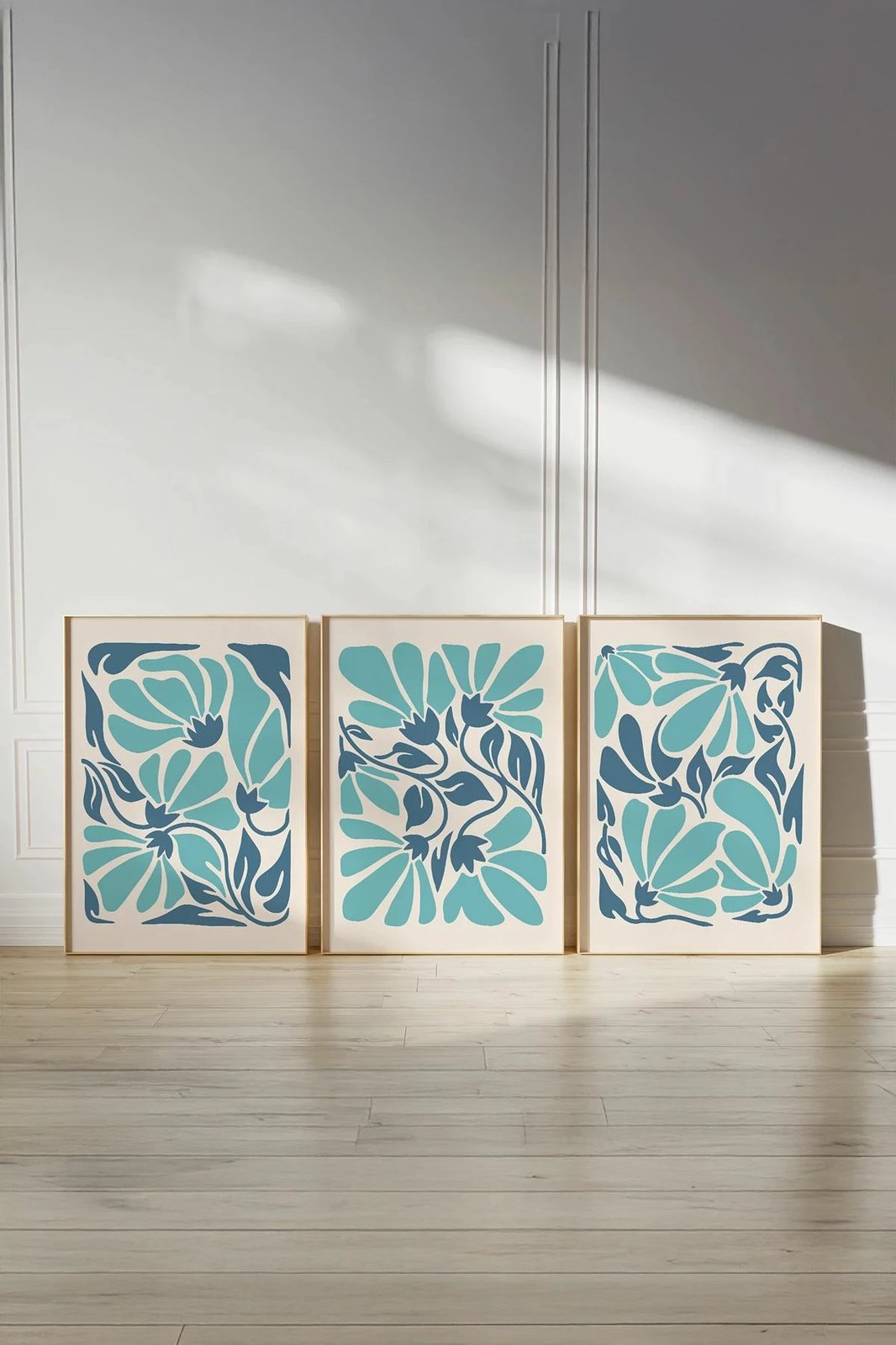 Pikturë dekorative me kornizë (3 copë), Wallity, Ersy3Ham12