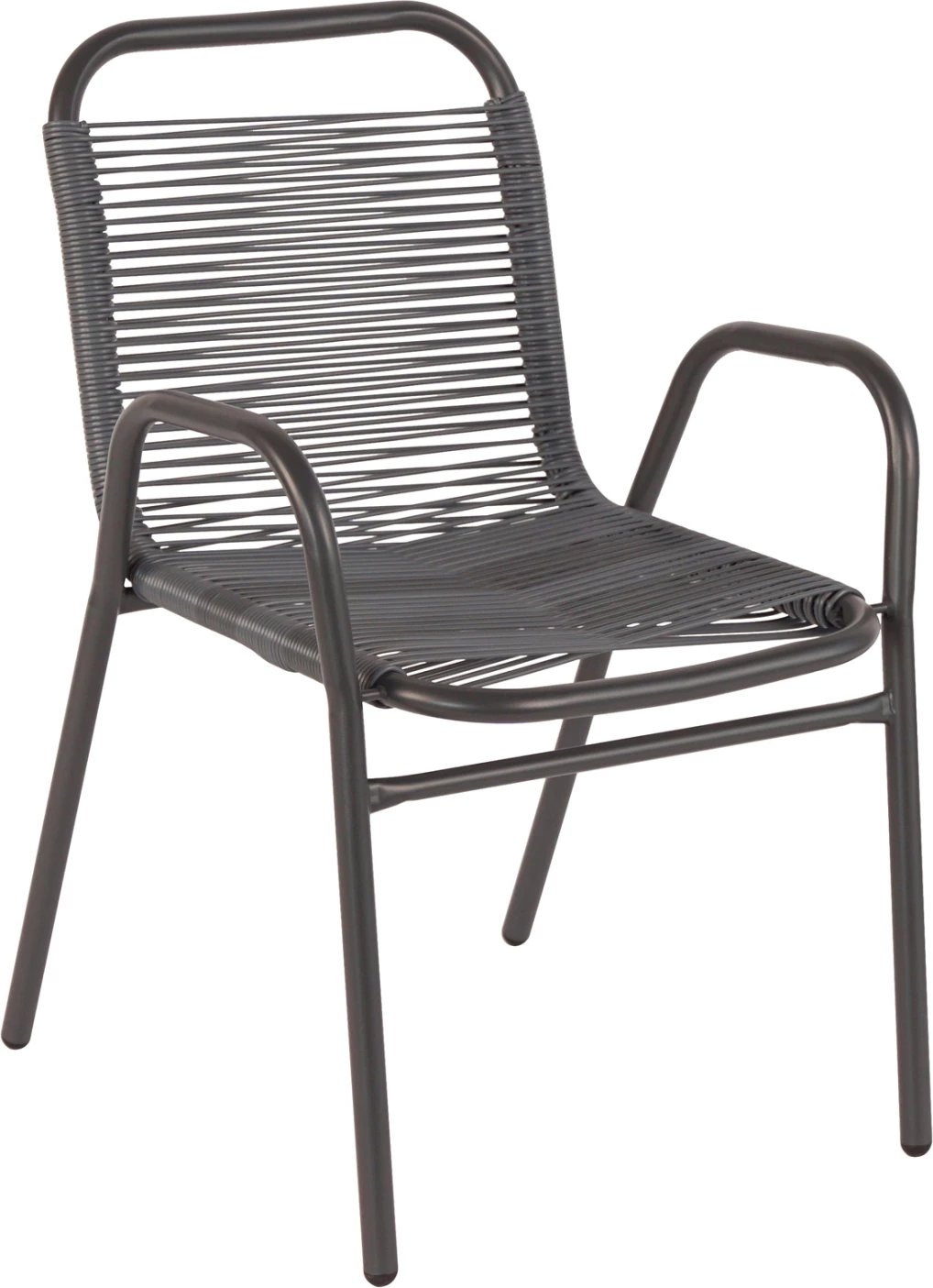 Karrige për jashtë AVRIL FH5968.01 metal dhe ratan sintetik ngjyrë gri 54.5x56x78H