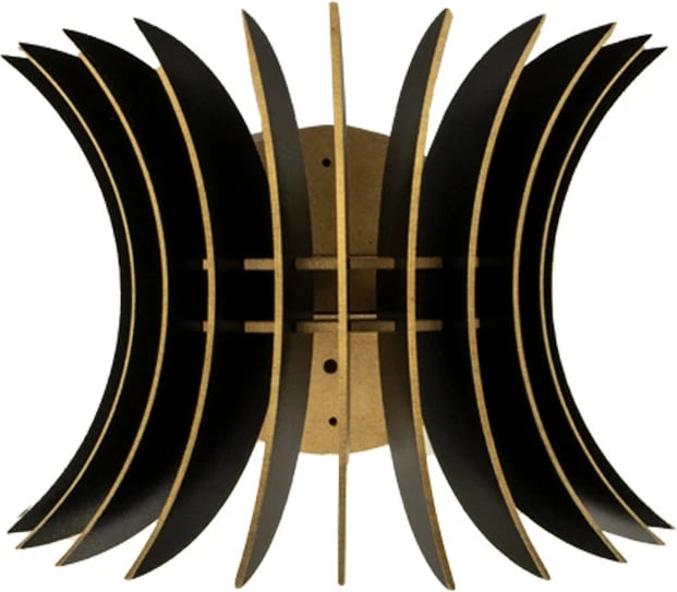 Set llamba muri Opviq, model 206-WS2, e zezë, 2 copë Set llamba muri Opviq, model 206-WS2, e zezë, 2 copë