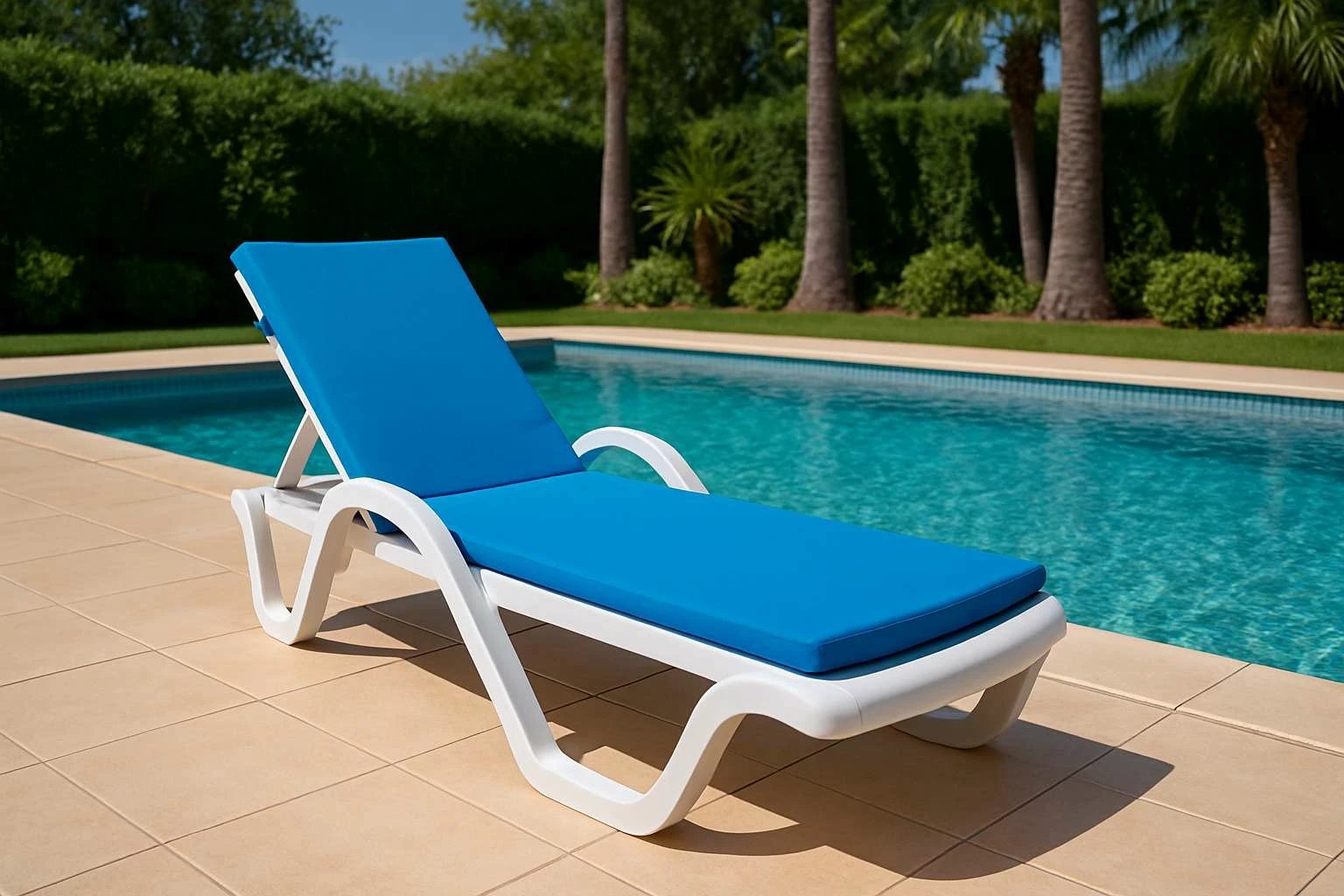 Jastëk për shezlong, ngjyrë turquoise, Atelier del Sofa, Sunny