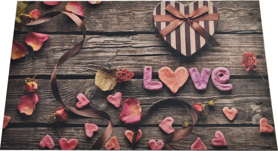 Shilte hyrëse PVC Conceptum Hypnose, Romantic, shumëngjyrëshe, 40x60cm