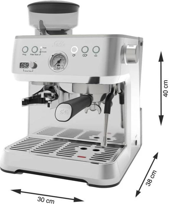 Makine kafeje Solis Grind & Infuse Perfetta, me mulli, 2.6L, Çelik