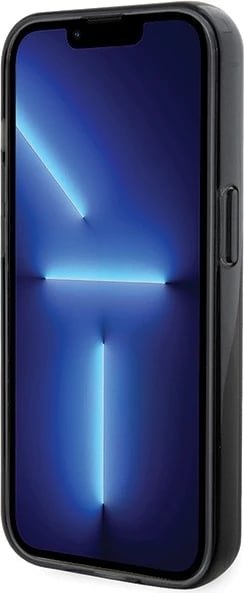 Mbështjellës Karl Lagerfeld KLHMP15LHMRSKCK për iPhone 15 Pro 6.1", me unazë Ring Stand Karl&Choupette, MagSafe, zi