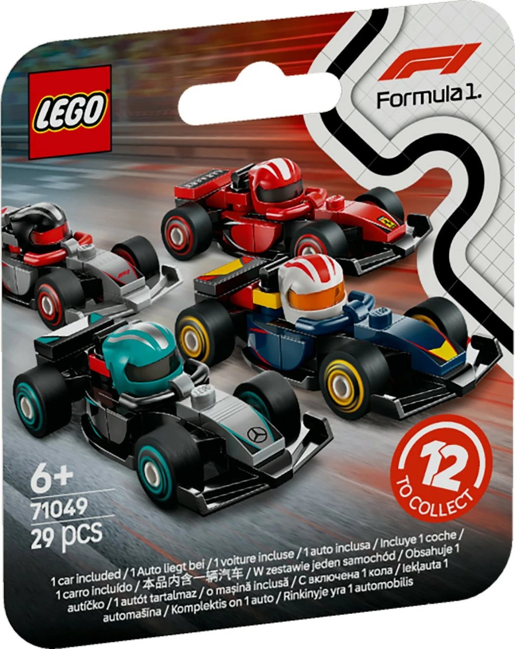 Set ndërtimi LEGO F1 71049, 29 pjesë, shumëngjyrëshe