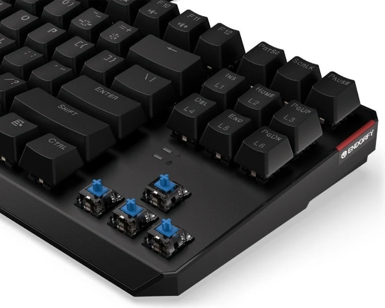 Tastierë Endorfy Thock TKL EY5A001 - USB,  e zezë