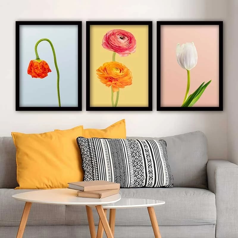 Pikturë dekorative me kornizë (3 copë), Wallity, 3SC_41955467_5575