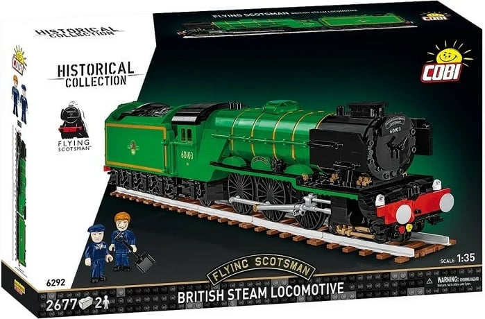 Set ndërtimi Cobi Flying Scotsman, 2677 pjesë, jeshile