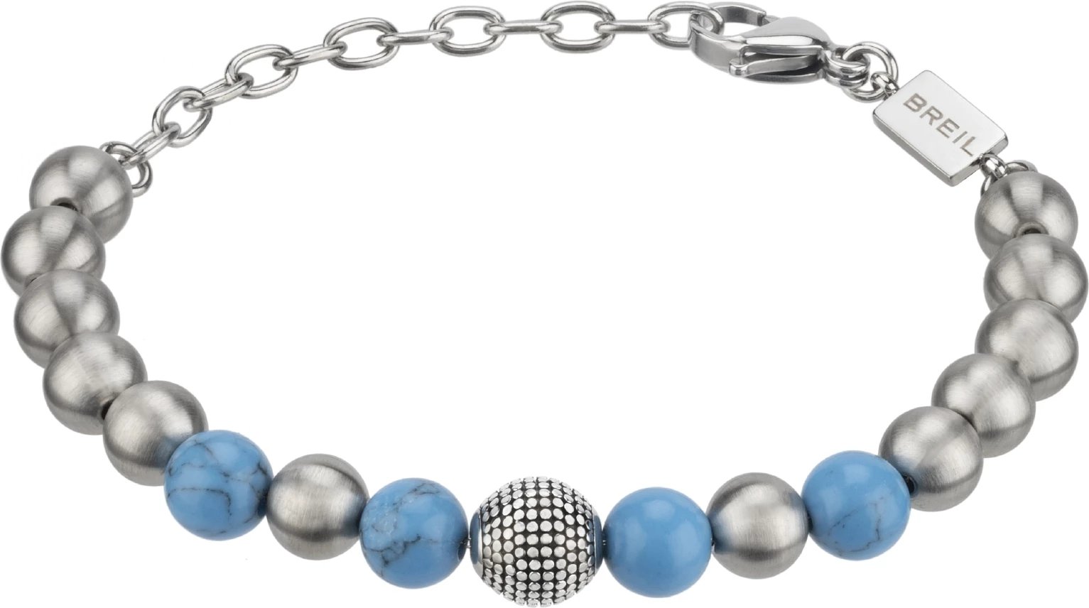 Byzylyk për meshkuj BREIL JEWELS TJ3142, argjend me të kaltër