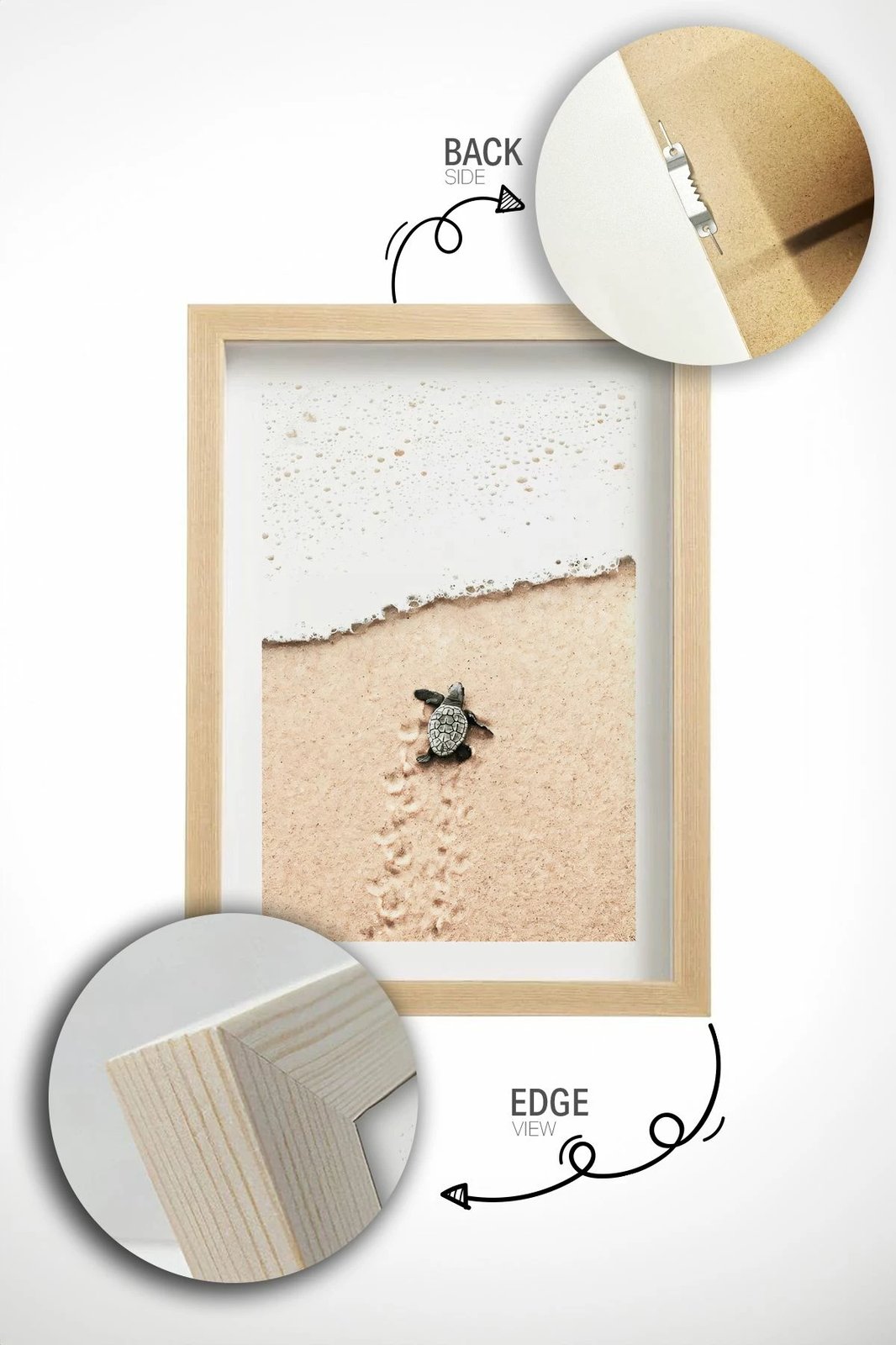 Pikturë dekorative me kornizë, Wallity, Tekhamcerceve101