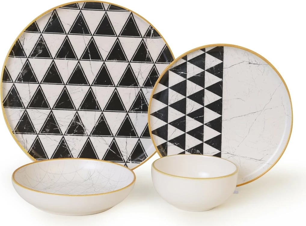 Set enësh darke prej qeramike, 24 copë, Hermia Concept, X0001606300000000000000000