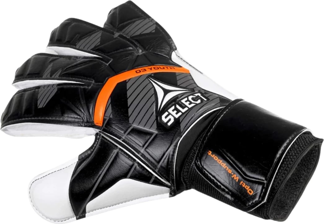 Doreza portieri për fëmijë Select, të zeza dhe të bardha