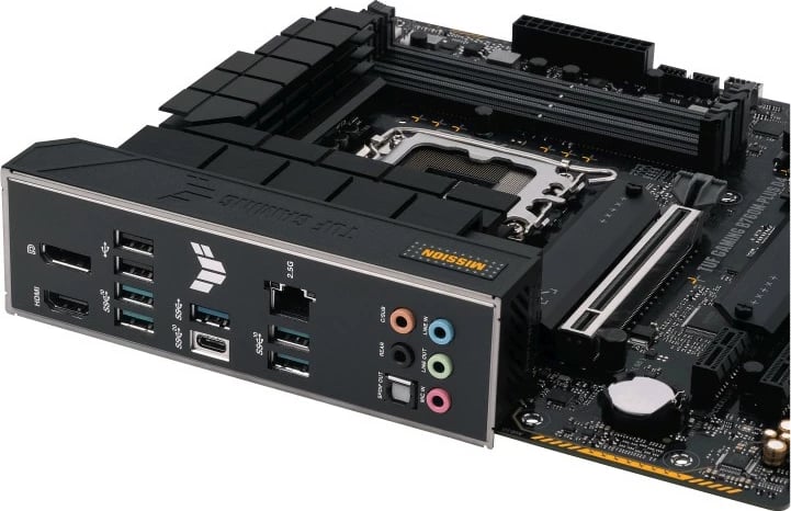Pllakë amë ASUS TUF GAMING B760M-PLUS D4, Intel, LGA 1700, DDR4, 128 GB