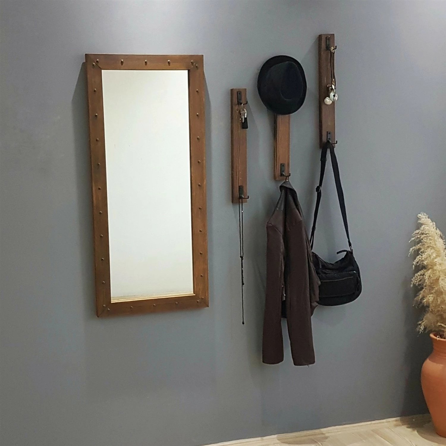 Stendë për korridor, ngjyrë arre, Skye Decor V108