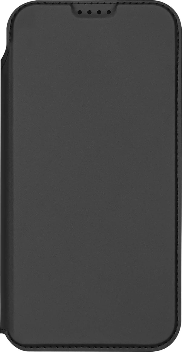 Mbështjellës Dux Ducis Skin Pro për iPhone 17 Air, me flip dhe xhep për kartela, i zi