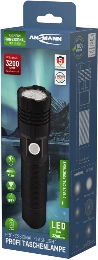 Elektrik dore ANSMANN Pro 3000R, LED, i zi
