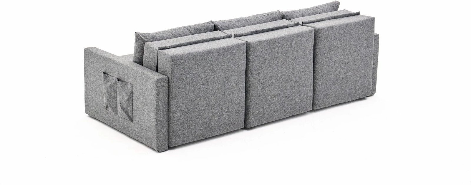 Kënd-sofë krevate Atelier del Sofa, Saros, gri