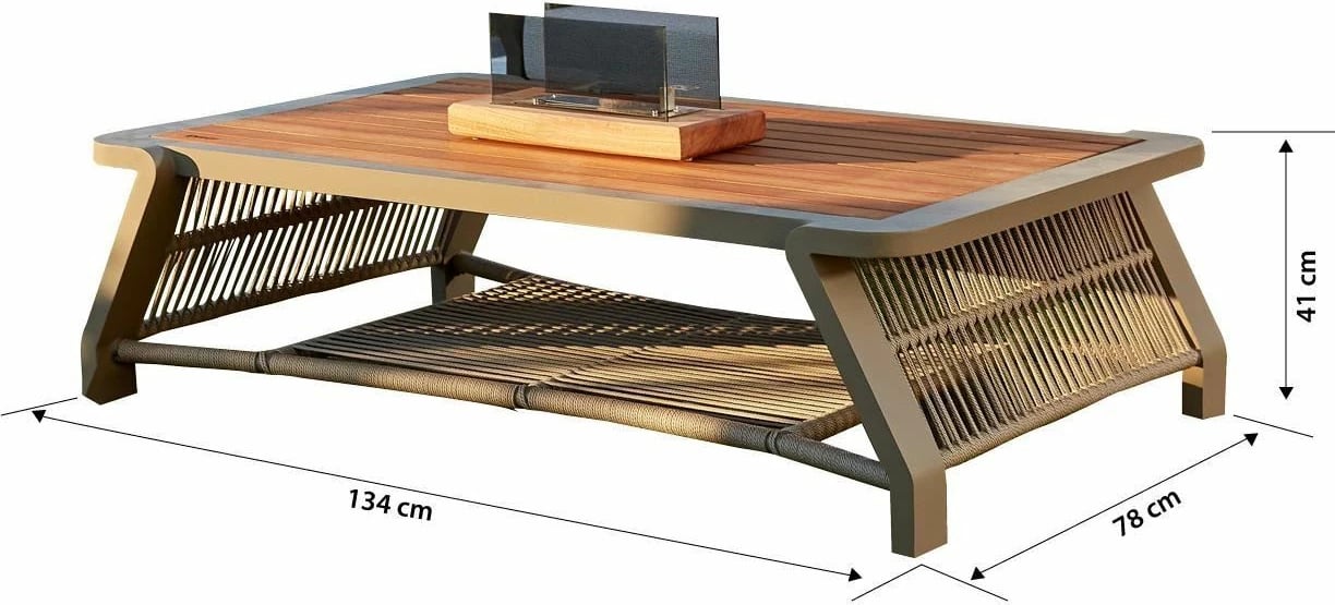 Set lounge për kopsht Skye Decor, Vicenza, ngjyrë kapuçino