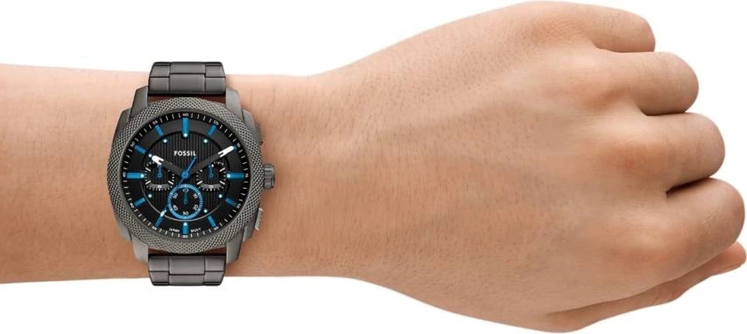 Orë dore për meshkuj Fossil FS6098, gri e errët