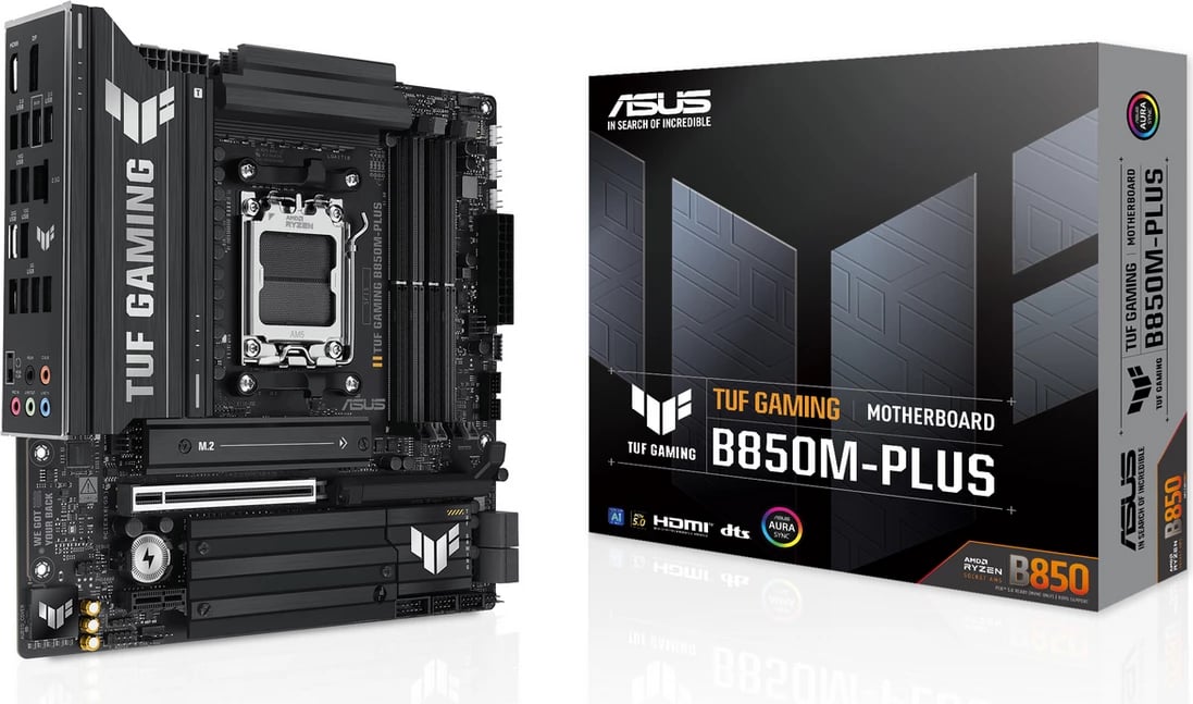 Pllakë amë, Asus, TUF GAMING B850M-PLUS 90MB1IX0-M0EAY0, micro-ATX, e zezë
