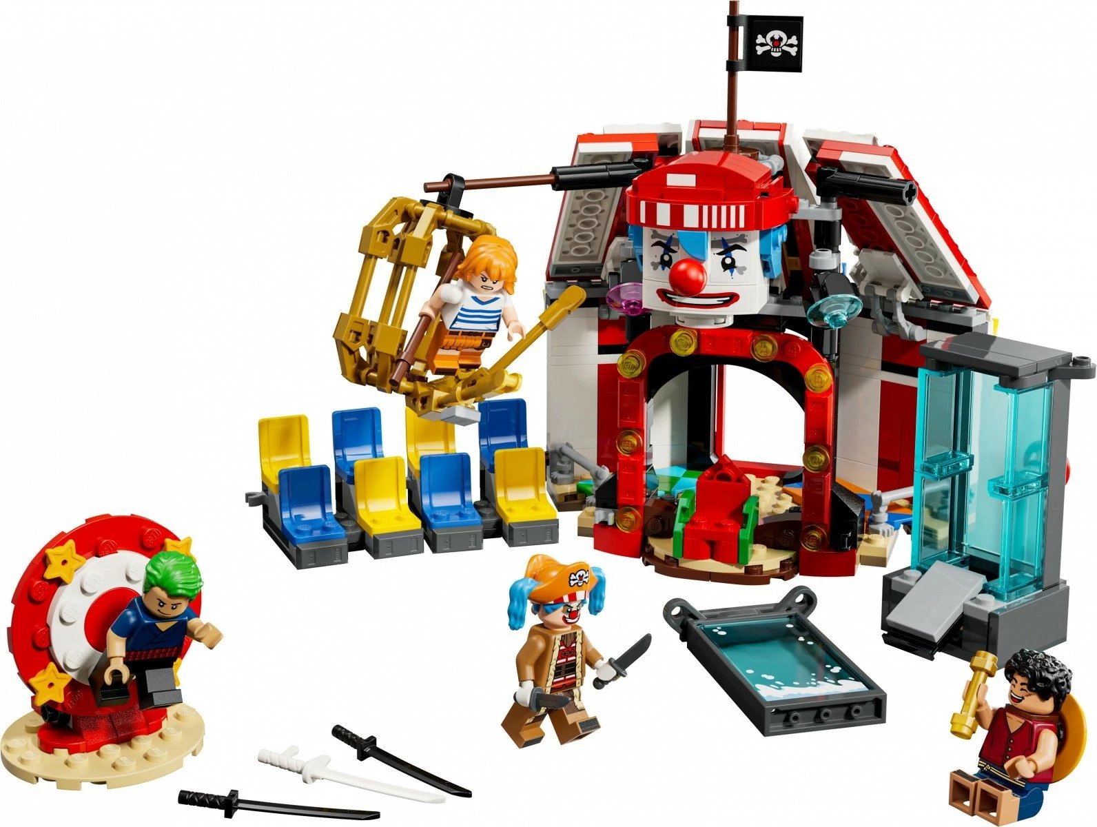 Set LEGO One Piece 75637 Buggy the Clown Circus Tent, 573 pjesë