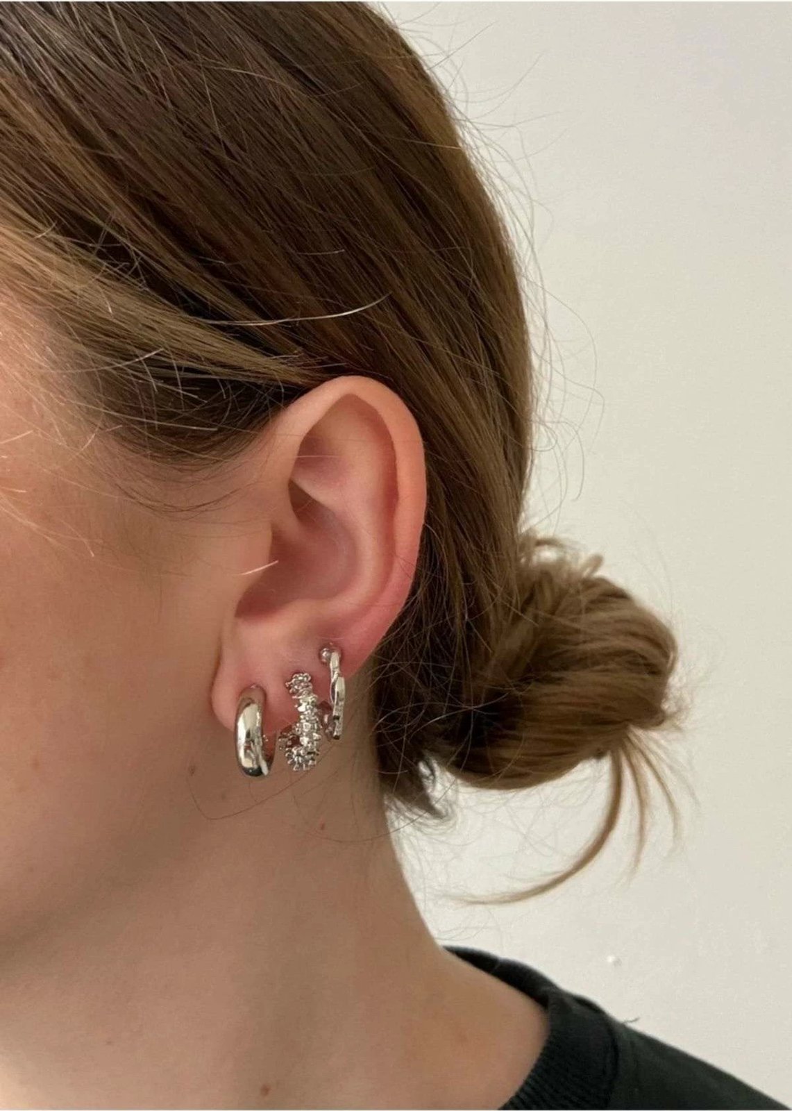 Set vathësh Jumeon, ngjyrë argjendi, KPEGMSA185, 6 copë