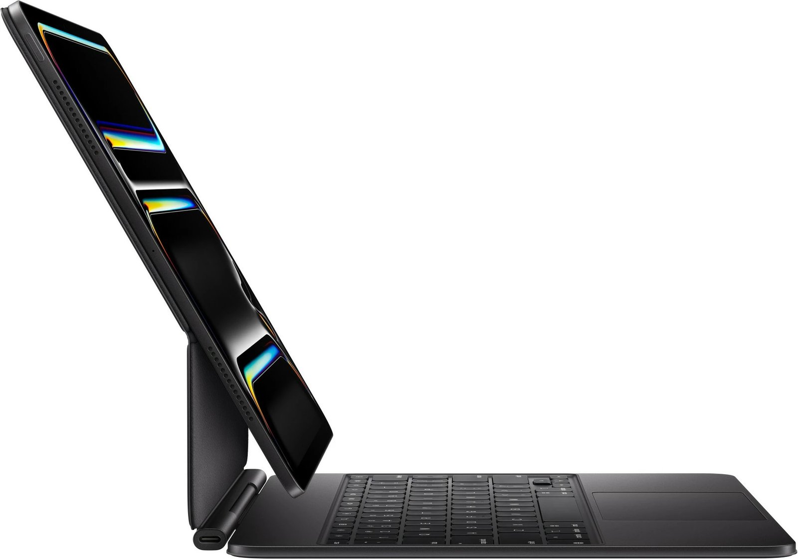 Tastierë Apple Magic për iPad Pro 13-inch (M4) - US English - E zezë, QWERTY, US English, Trackpad, Scissor key switch, 1 mm, Apple