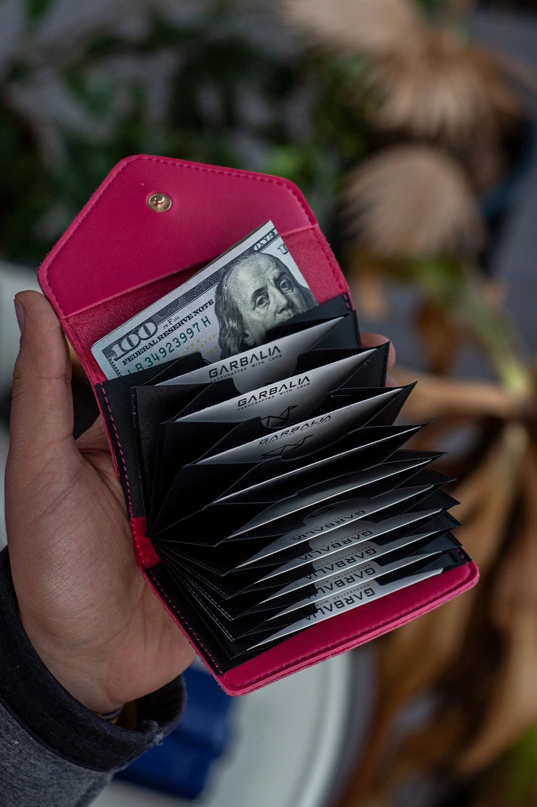 Portofol për gra Zoozie Bags, ngjyrë fuchsia, Lviv