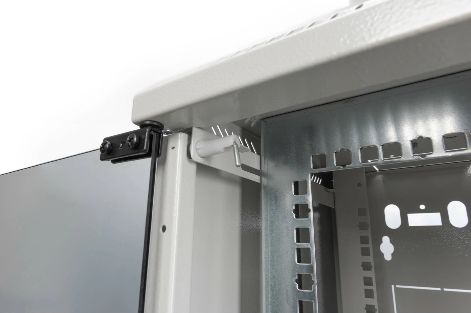 Kasë muri Digitus 10U, 25.4cm (10"), xham, gri