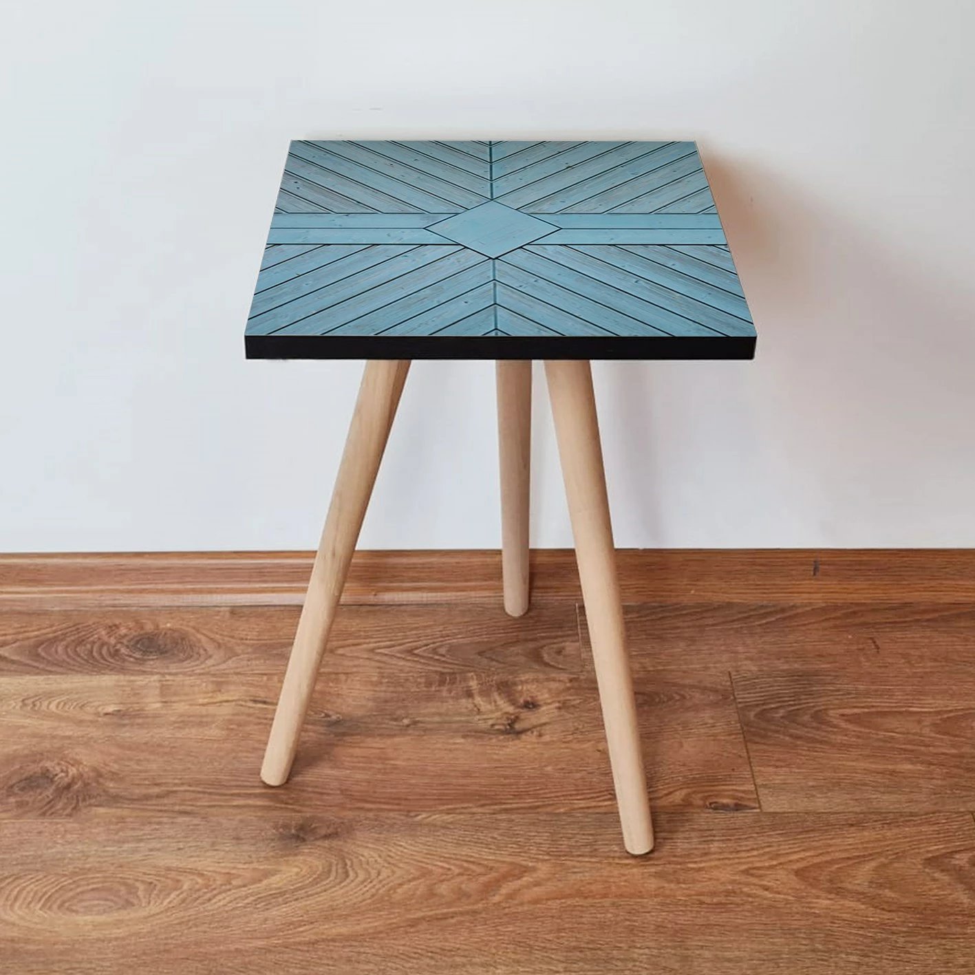 Tavolinë anësore Skye Decor, SHP362, ngjyrë kaltër