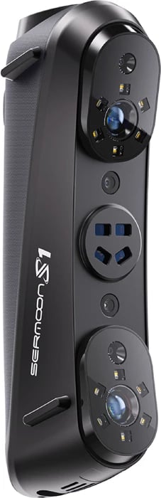 Skaner 3D, Creality Sermoon S1, saktësi 0.02 mm, gamë skanimi 5×5×5 mm deri 506×433×600 mm, e zezë