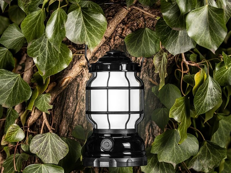 Lampë kampingu Tracer TRAOSW47136 LED 200 lm rregullim ndriçimi IP20 3x AA e zezë