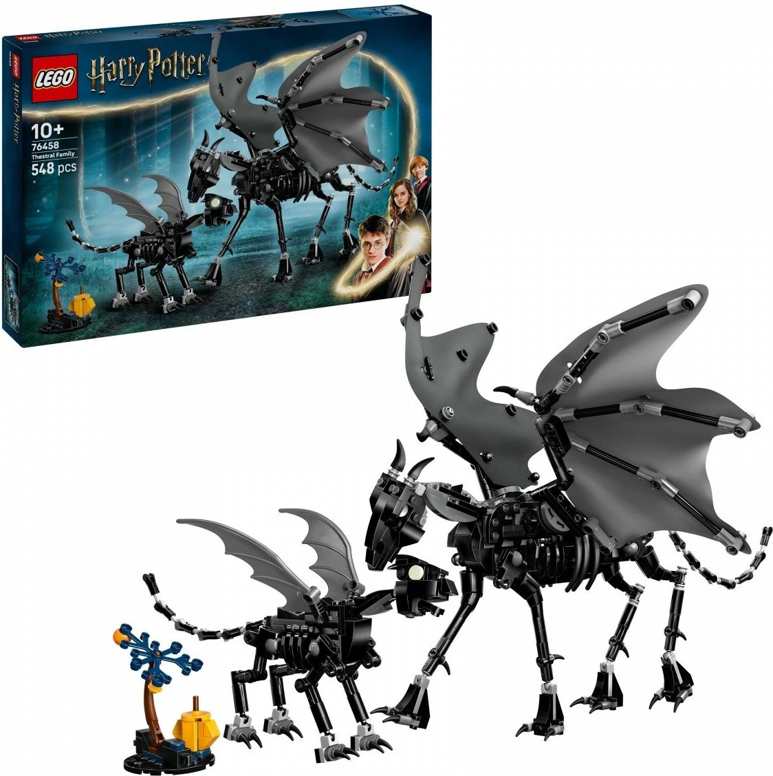 Set konstruktues LEGO Harry Potter 76458 Thestral Family 548 pjesë, moshë 10+, plastikë