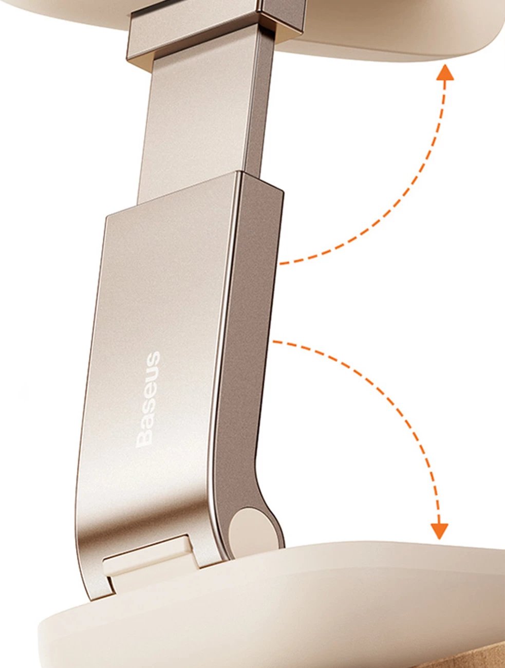 Mbajtës i rregullueshëm për celular Baseus Seashell Series, B10551500111-00, i zi