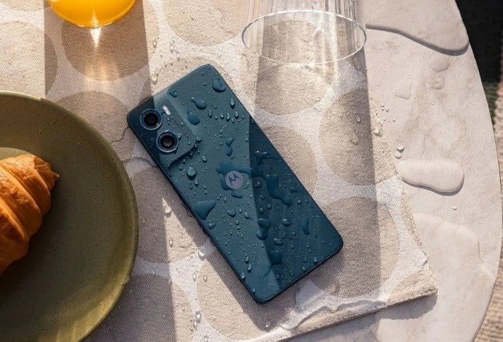 Celular Motorola moto G06 Power, 6.88", 4 GB RAM, 64 GB, 7000 mAh, Blu