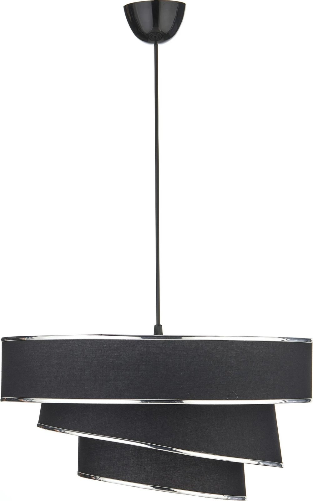 Llambë tavani Opviq, KS-2008, kapak prej tekstili, ngjyrë e zezë dhe argjend