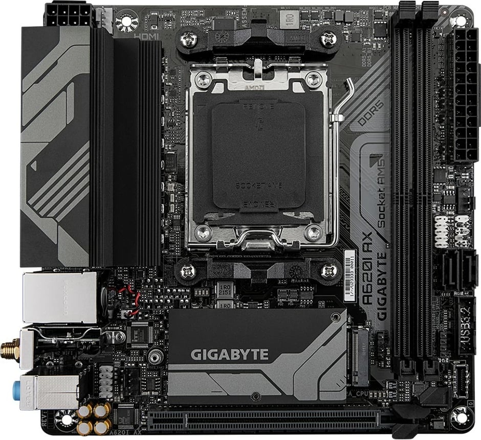 Pllakë amë Gigabyte A620I AX, Socket AM5, DDR5, Wi-Fi 6E