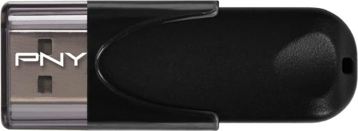 USB flash PNY Attaché 4 64GB, USB 2.0, e zezë