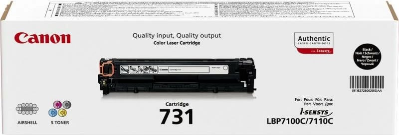 Toner Canon 731 (6272B002) origjinal 1500 faqe, zi