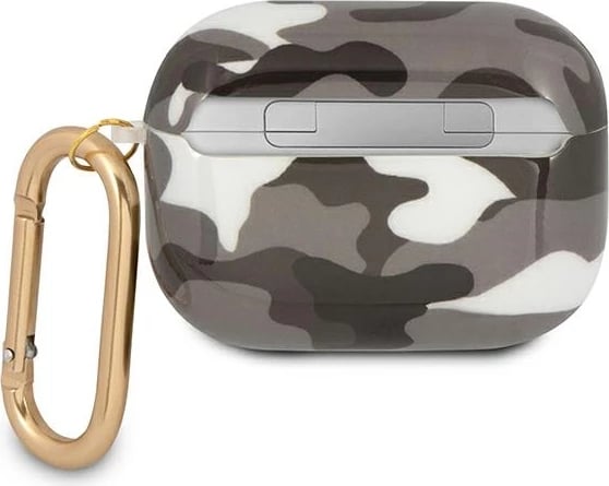 Mbështjellës Guess për AirPods Pro, Camouflage, i zi