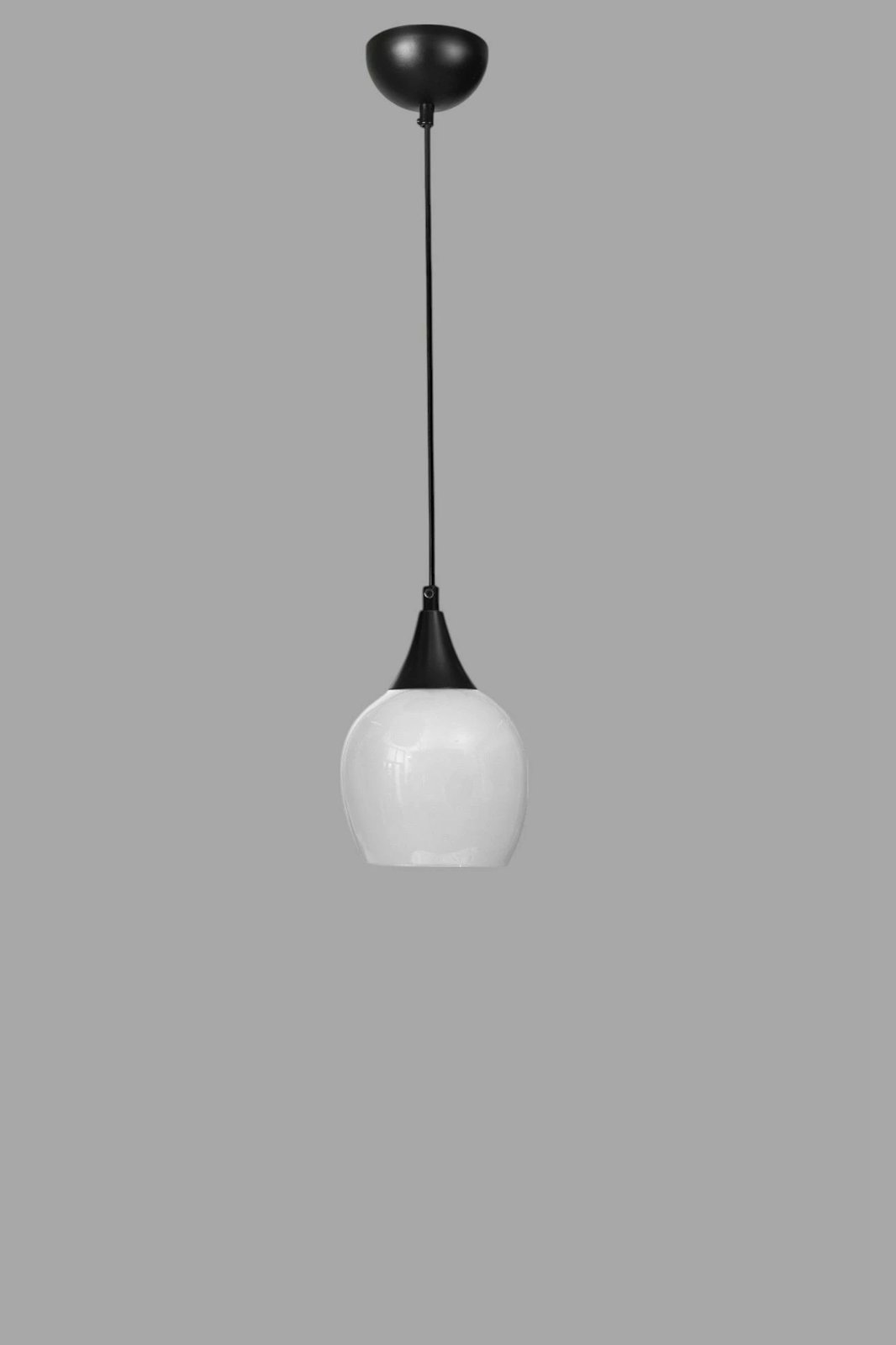 Llambë tavani Opviq, 9065-1, metal dhe xham, e bardhë/zezë