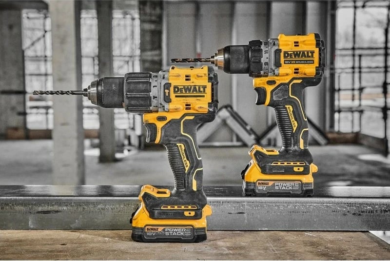Aku-shurubdrill DeWALT 18V, brushless, 1.3cm, verdhë/zezë