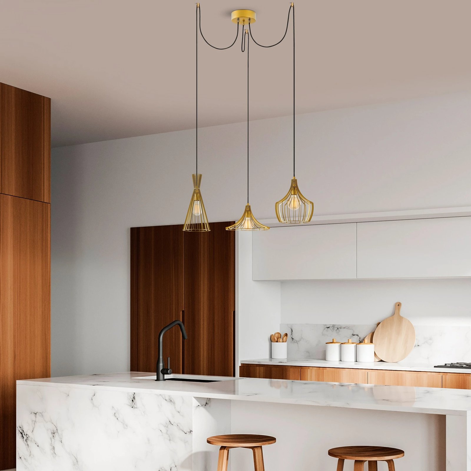 Llambë tavani Opviq, Mezopotamya, ngjyrë ari, N-1293