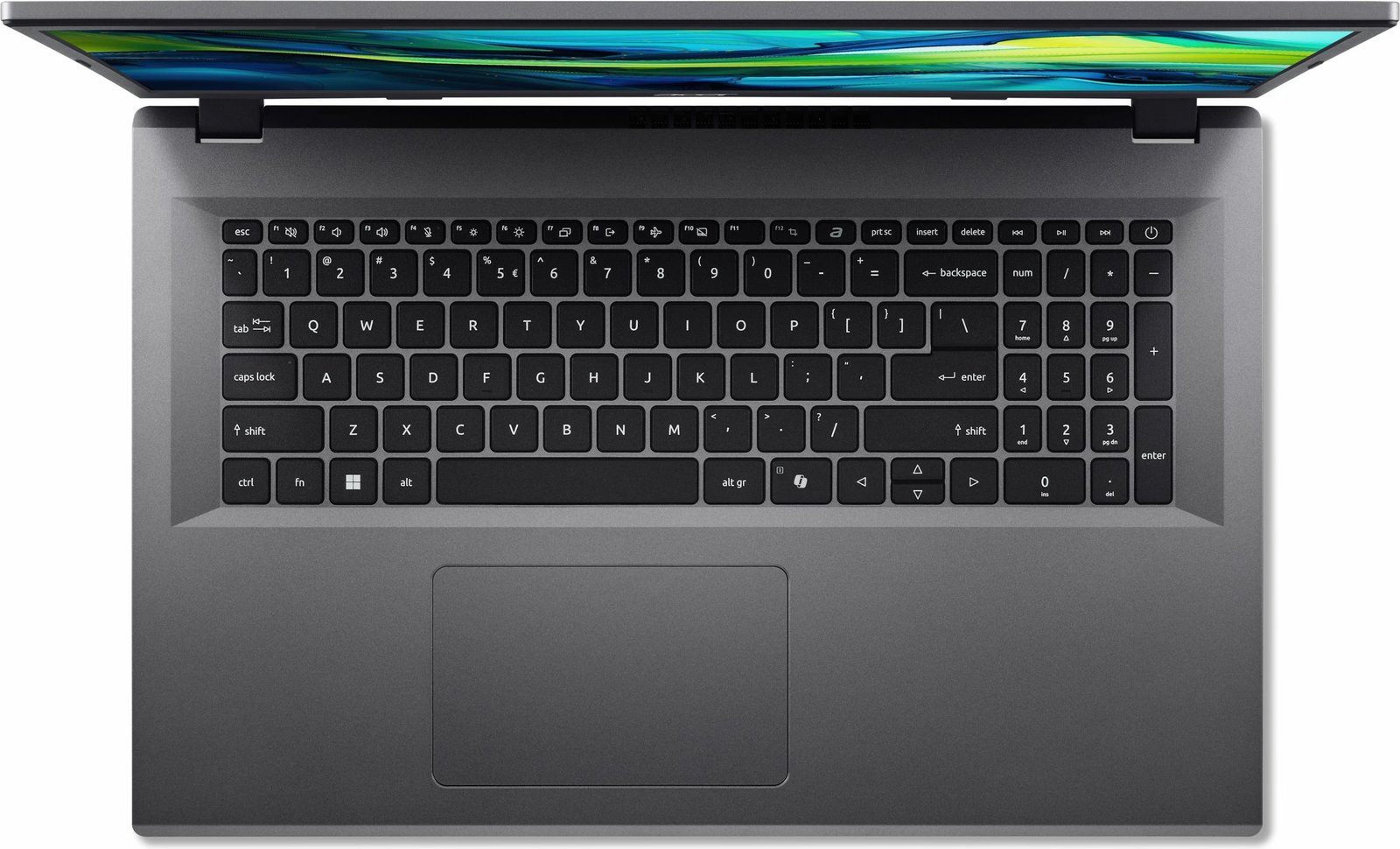 Laptop Acer Aspire Go 17 AG17-31P-34GB, i3-N355, 16GB RAM, 512GB SSD, Linux, gri