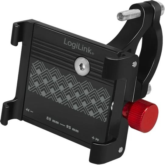 Mbështjellës LogiLink AA0146 për celular, rrotullim 360°, alumini, i zi/kuq