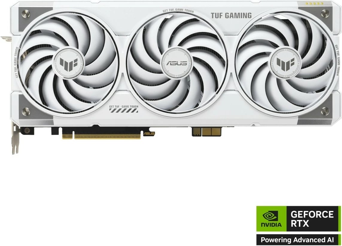 Kartelë grafike Asus TUF Gaming GeForce RTX 5070 Ti OC BTF 16GB GDDR7 256-bit PCIe 5.0 e bardhë
