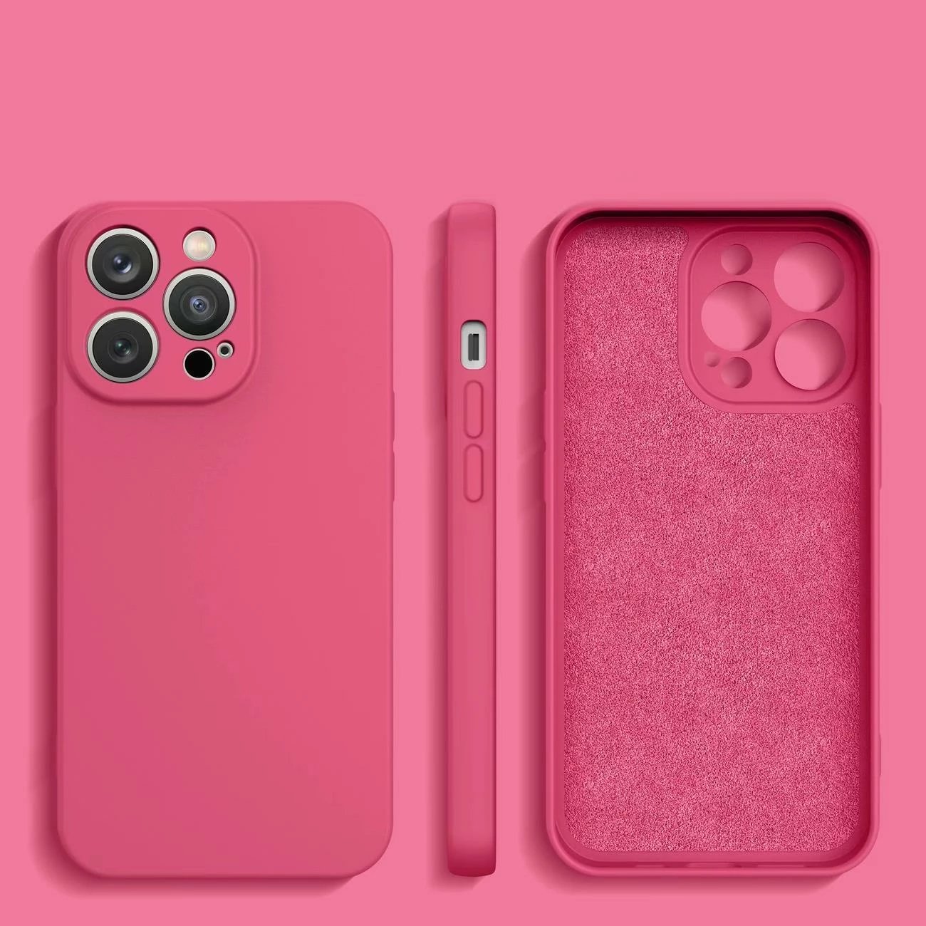 Mbështjellës silikoni Hurtel për Samsung Galaxy A14 5G / Galaxy A14, rozë