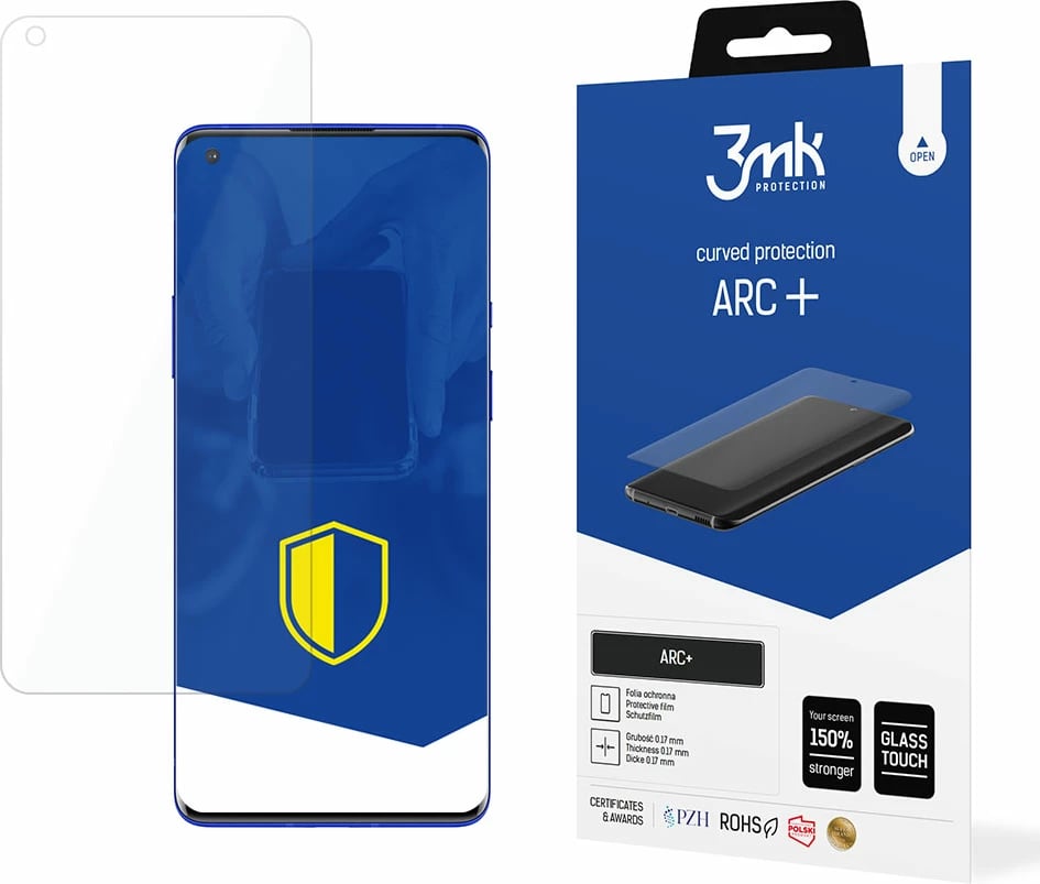 Mbështjellës ekran 3mk ARC+ për OnePlus 8 Pro 5G, i lakuar