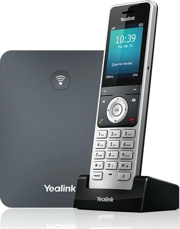 Telefon IP Yealink W76P, 20 linja, 1000 kontakte, Gri