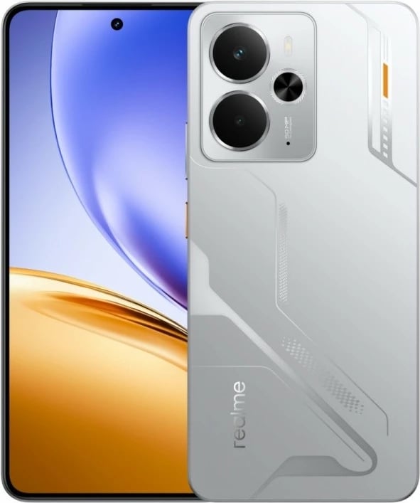 Celular, Realme, 14 5G RMX5070, 8/256GB, 6.67", Snapdragon 6 Gen 4, 6000 mAh, IP69, Mecha Silver, me aksesorë